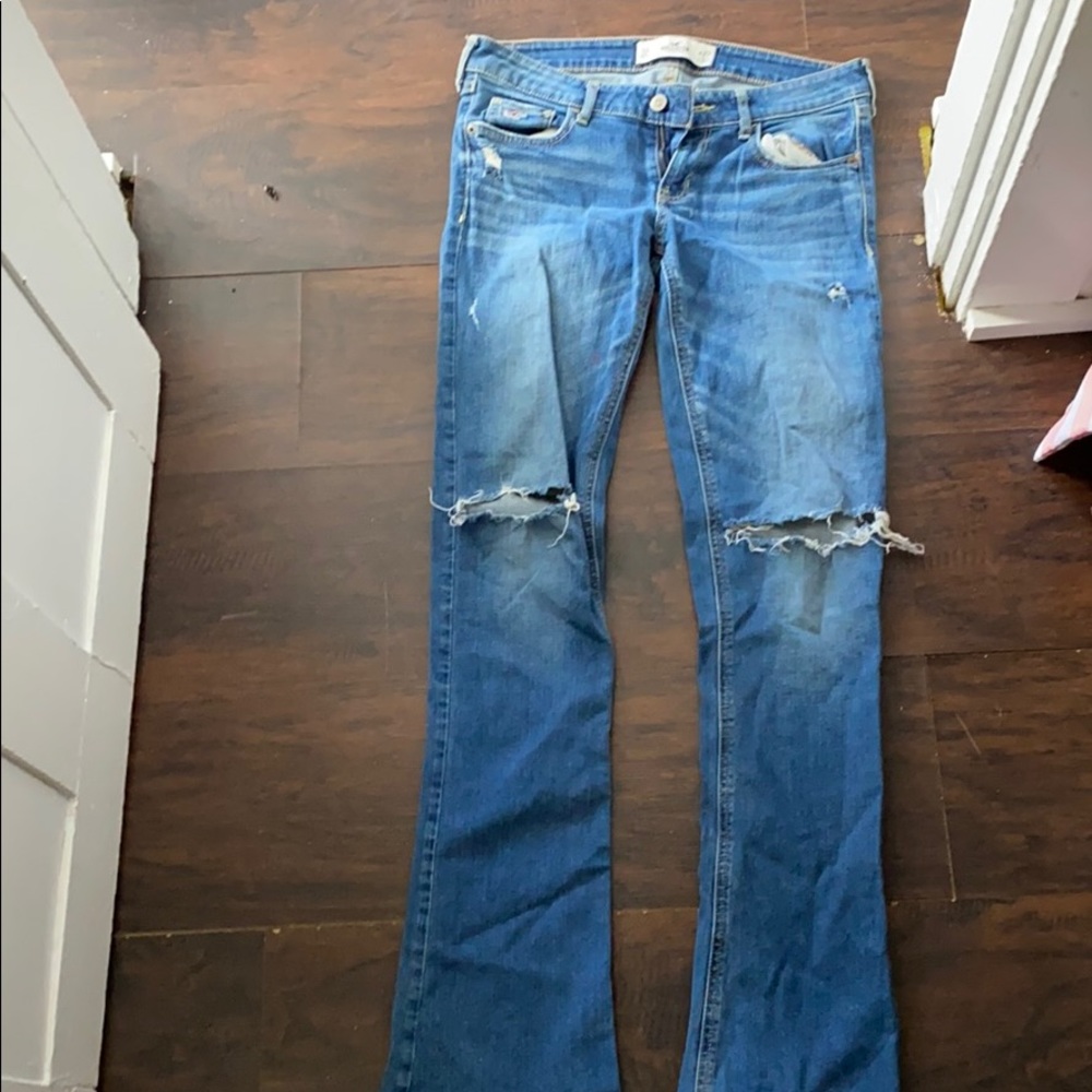 Hollister bootcut size 5 jeans